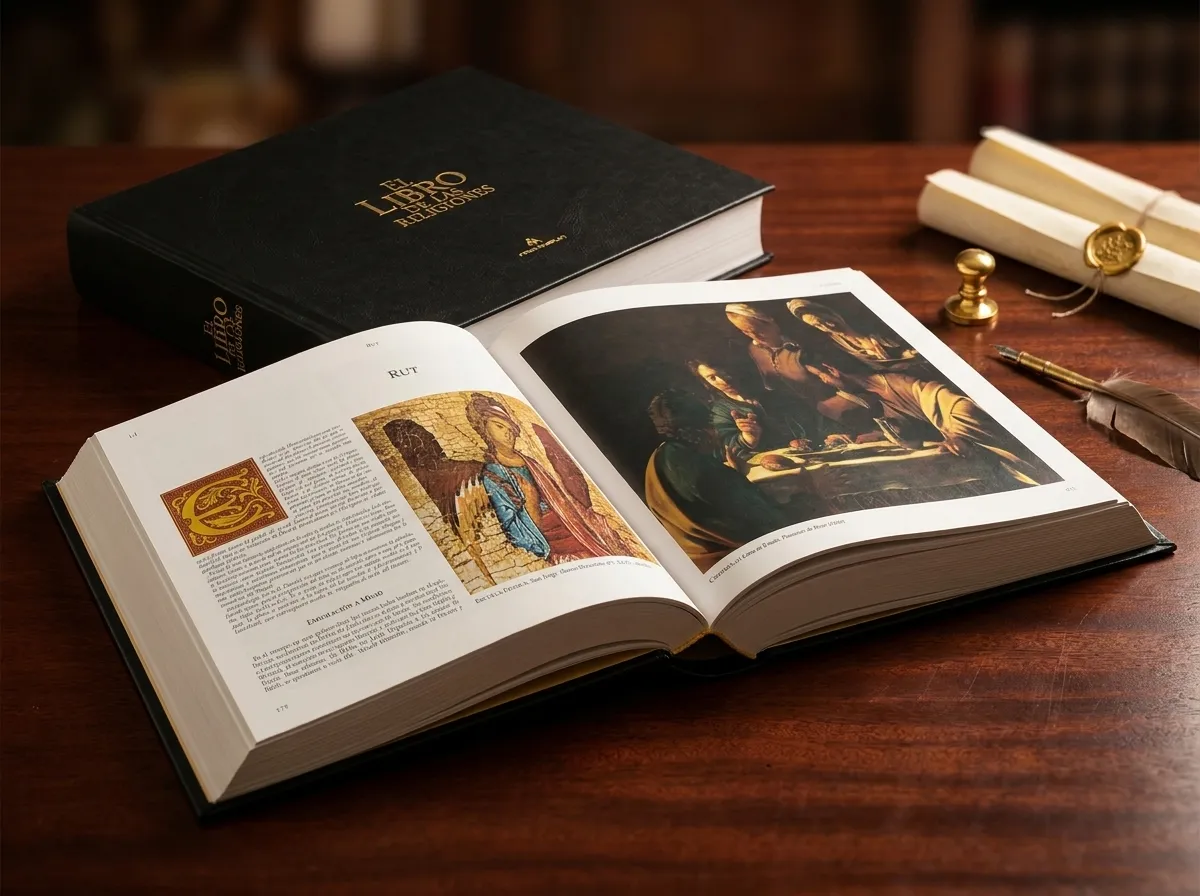 Tapa de la Biblia Premium Ilustrada Reina Valera